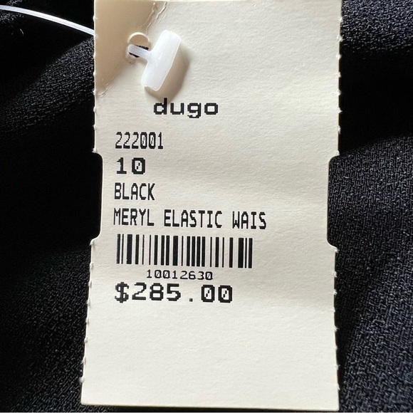 NWT ZELDA 90's Black Crepe Trumpet Meryl Maxi Skirt Size 10 - Picture 10 of 11